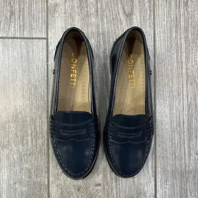 Leather Loafer - Navy