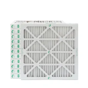 12 Pack of 20x20x2 MERV 10 Pleated 2' Inch Air Filters by Glasfloss. Actual Size: 19-1/2 x 19-1/2 x 1-3/4