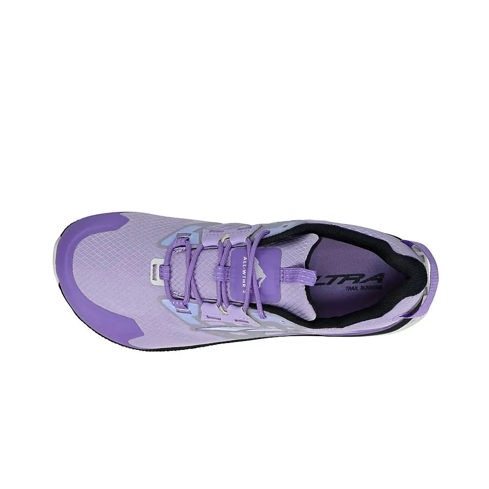 ALTRA LONE PEAK ALL-WTHR LOW 2 GRAY/PURPLE - WOMENS