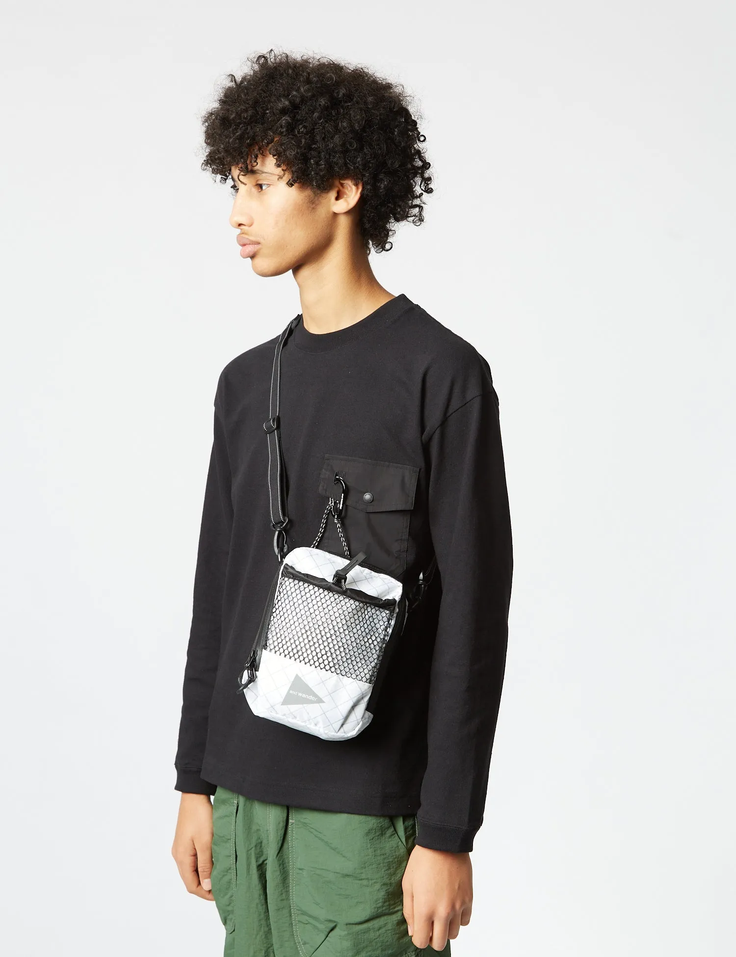 And Wander ECOPAK Shoulder Pouch - Off White