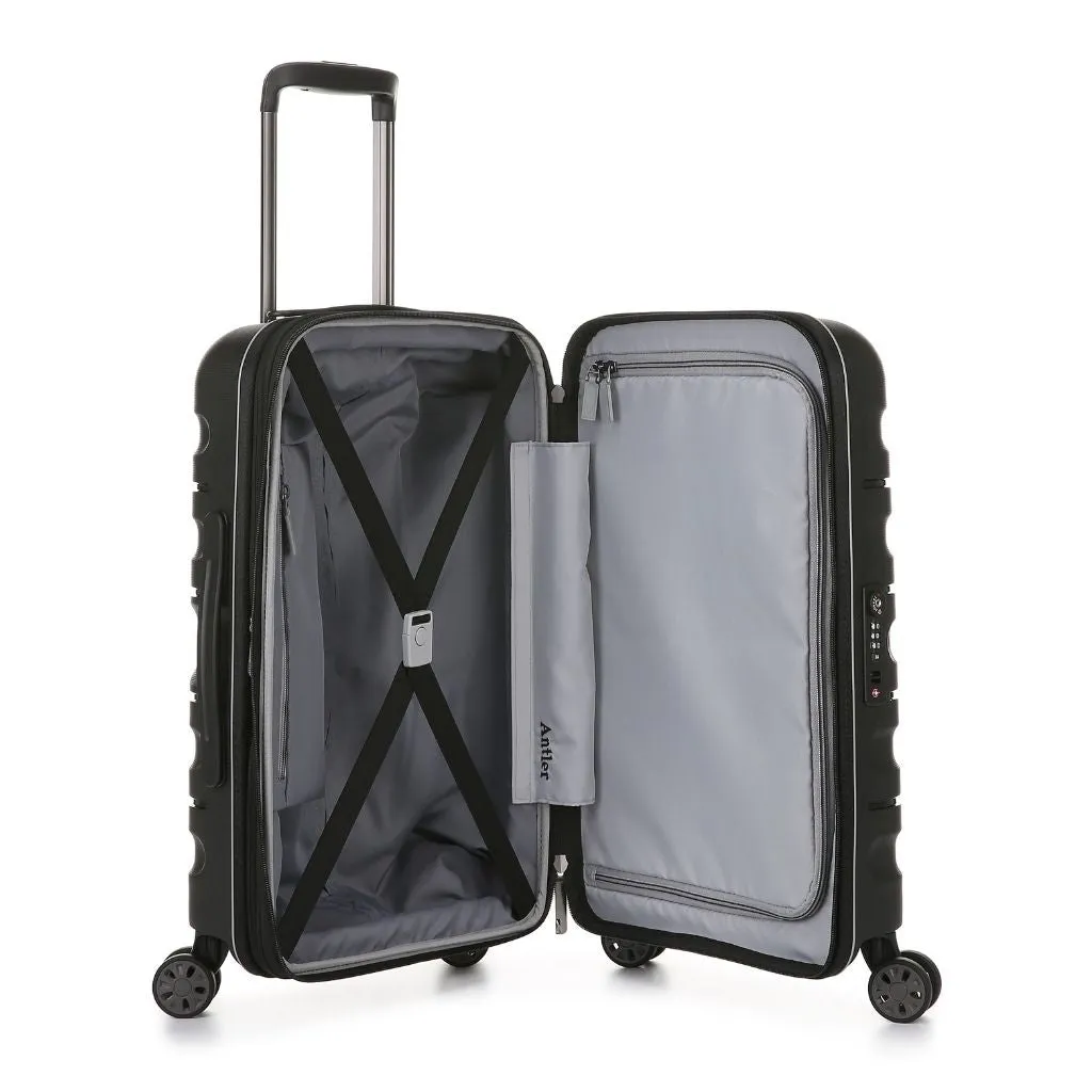 Antler Lincoln 56cm Carry On Hardsided Luggage - Black