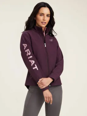 Ariat 10041279 Womens New Team Softshell Jacket Mulberry Heather