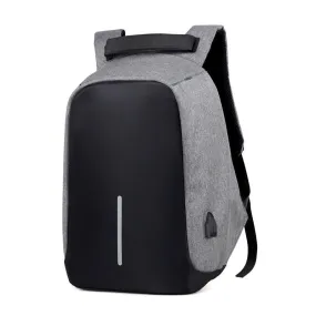 Bulletproof Zone Anti-Theft Backpack With USB Charger