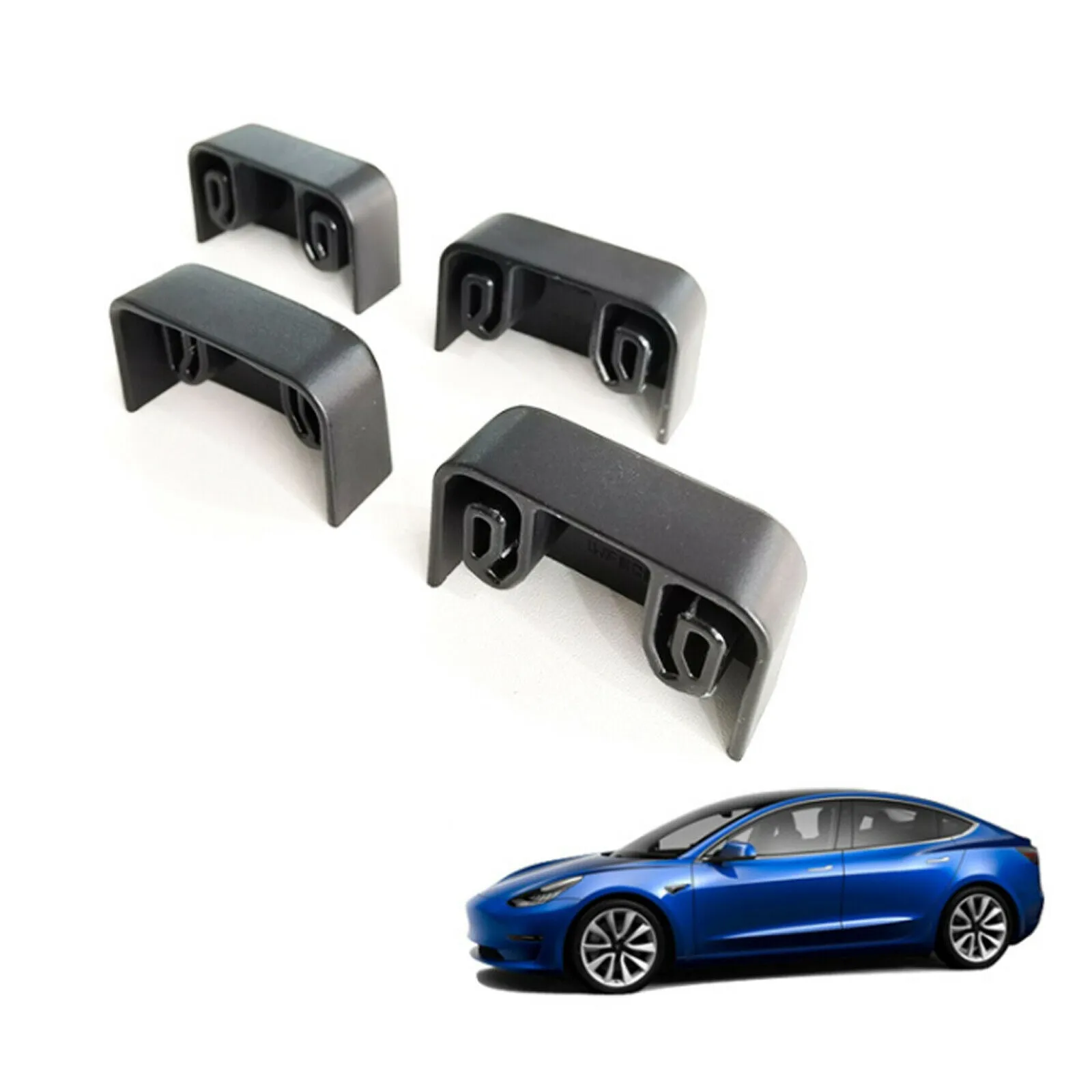 Car Slide Rails Anti-Kick Plugs for Tesla Model 3 Model Y 2021-2024 (4pcs)