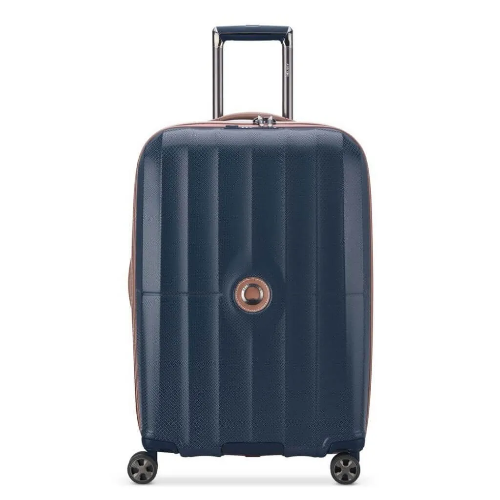 Delsey St Tropez 67cm Expandable Medium Luggage - Navy