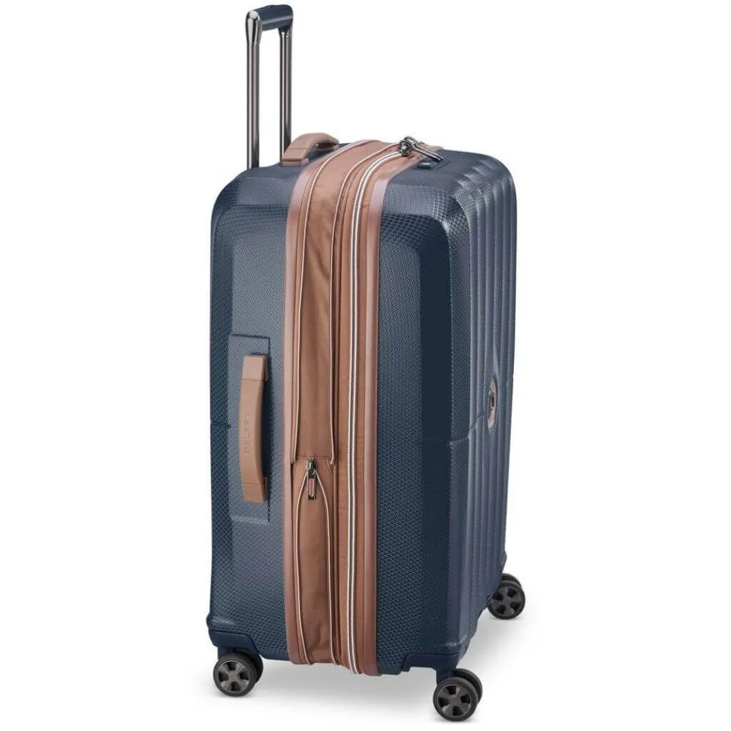 Delsey St Tropez 67cm Expandable Medium Luggage - Navy