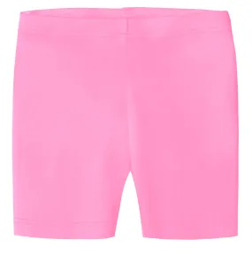 Girls Soft 100% Cotton Bike Shorts | Bubblegum