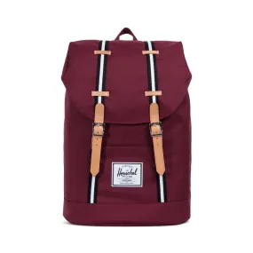 Herschel Offset Collection Retreat Backpack - Windsor Wine/Leather