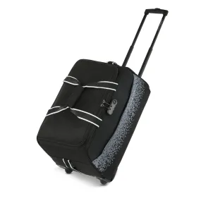 Lavie Sport Cabin Size 56 Litre Pixel Wheel Duffle Bag| | 2 Wheel Duffle Bag Black