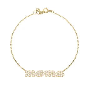 Mama Bracelet | 18k Gold Plated