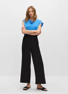 Pull-On Wide Leg Pants