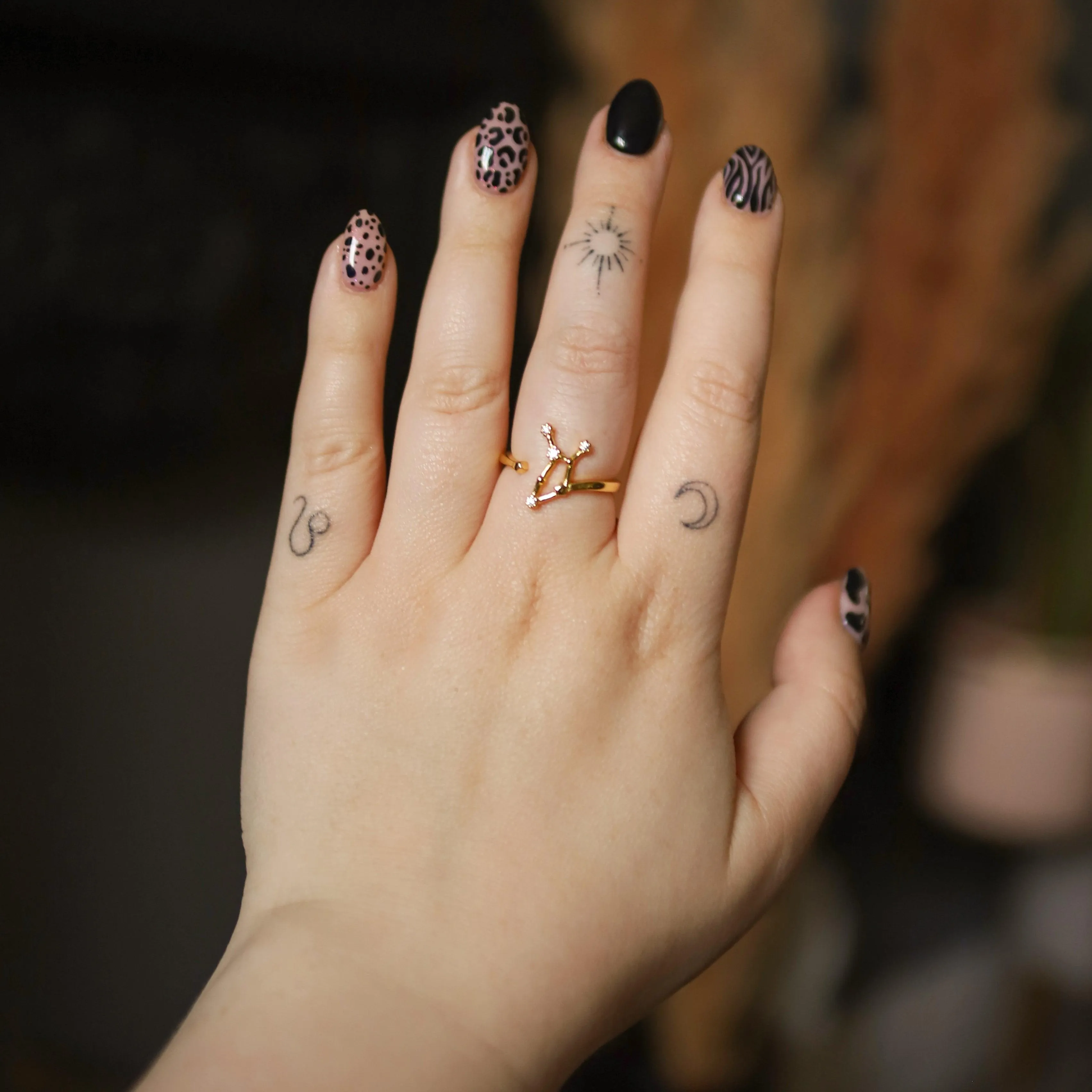 Sidrah Zodiac Constellation Ring | 18K Gold Plated