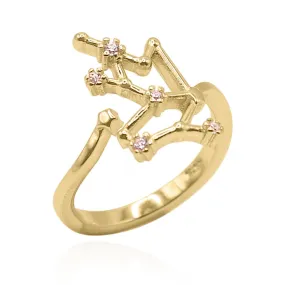 Sidrah Zodiac Constellation Ring | 18K Gold Plated