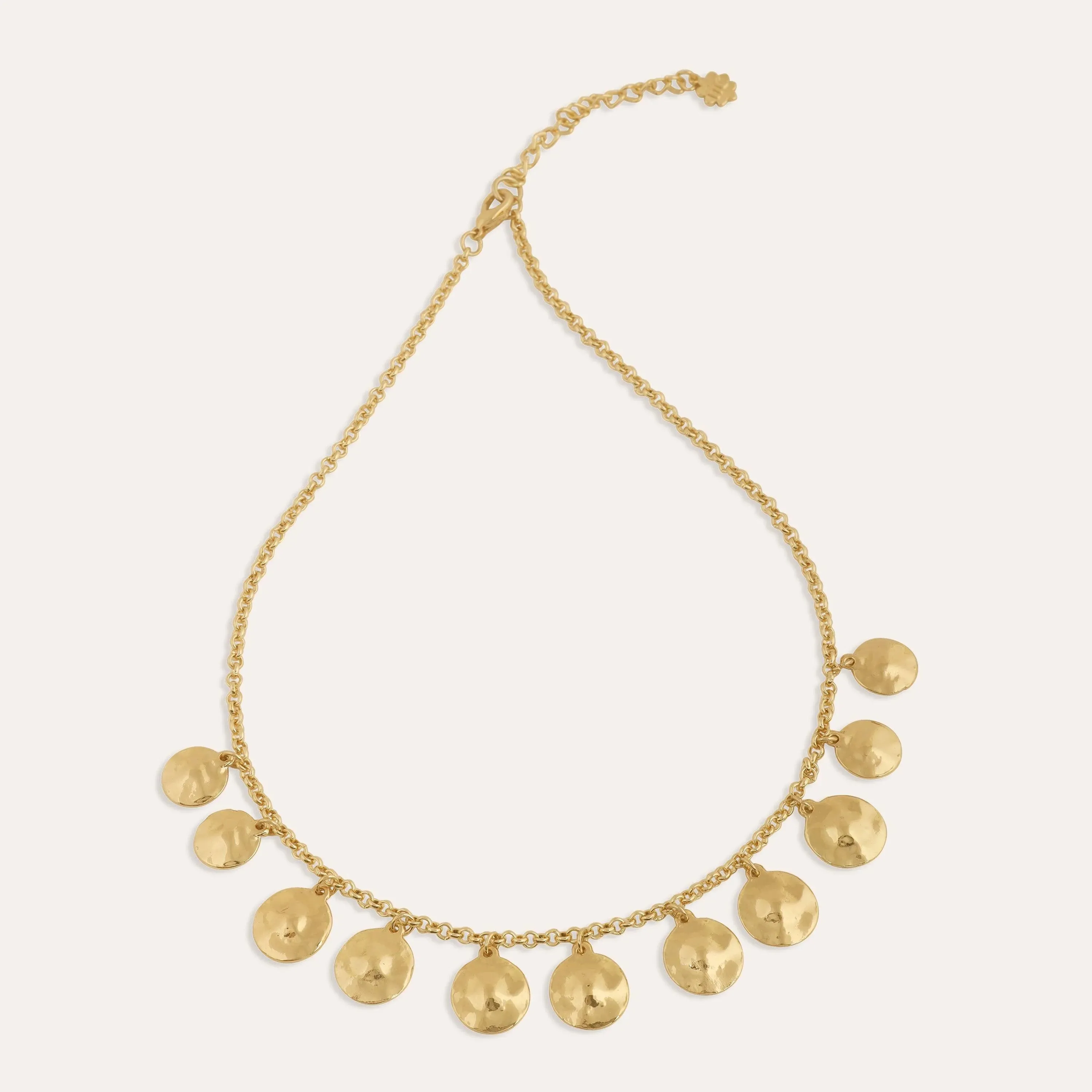 TFC Dainty Drops Gold Plated Necklace