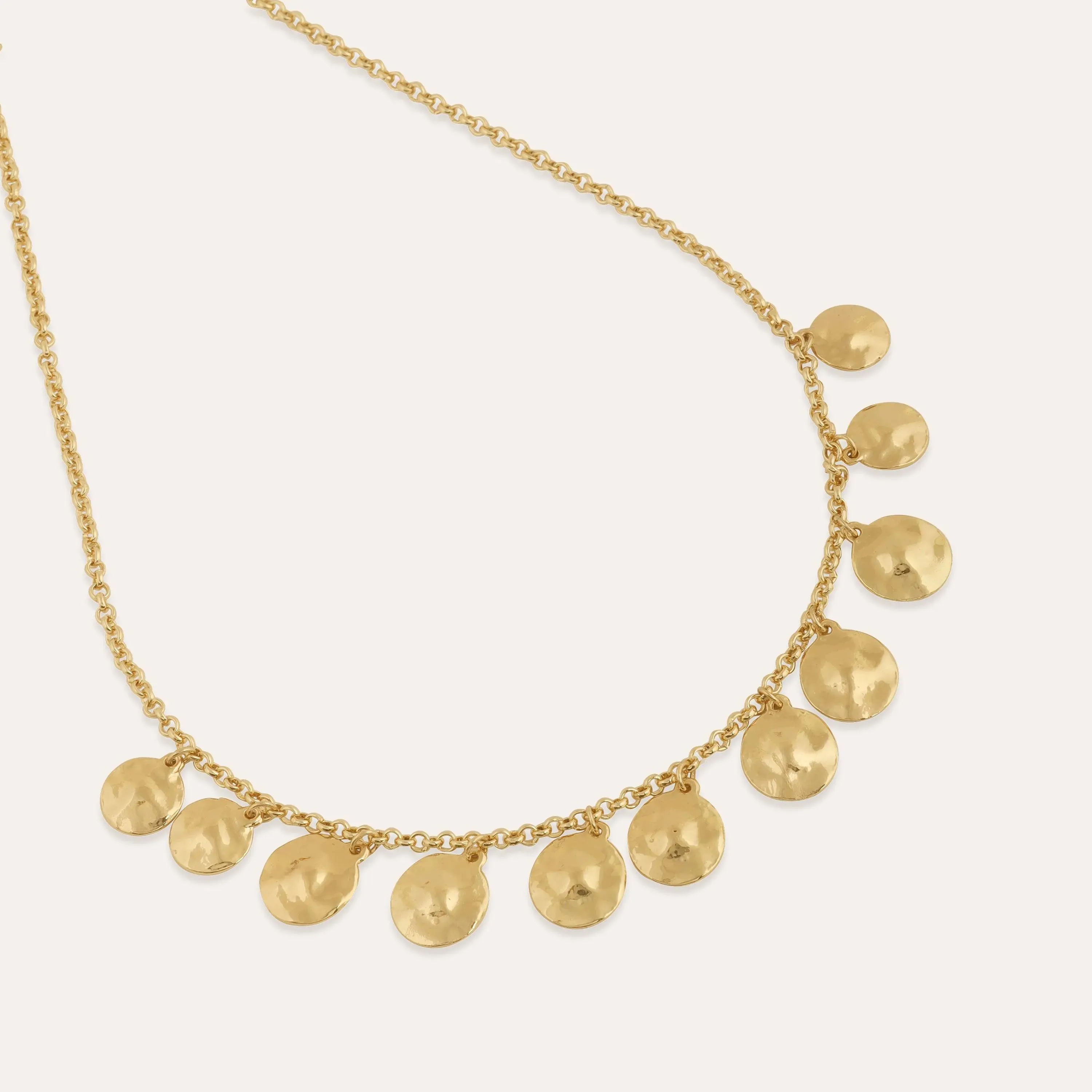 TFC Dainty Drops Gold Plated Necklace