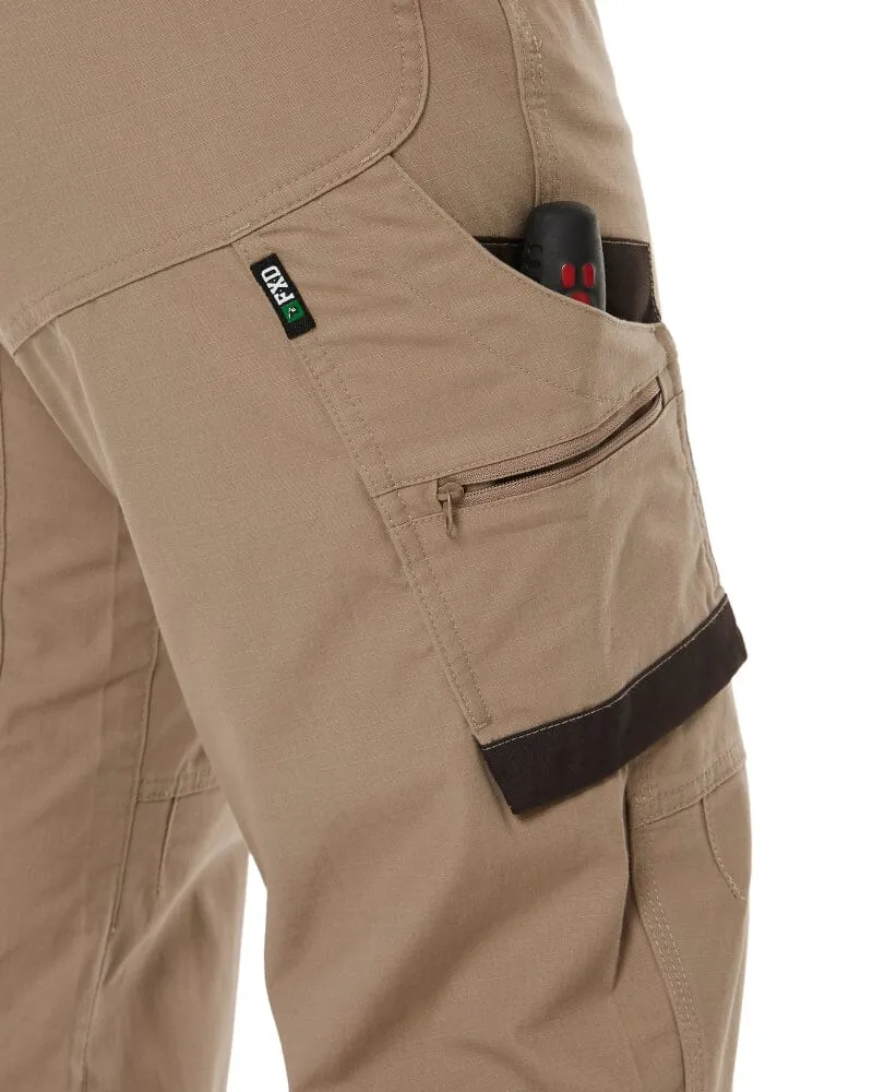 WP-7W Womens Stretch Ripstop Work Pant - Khaki